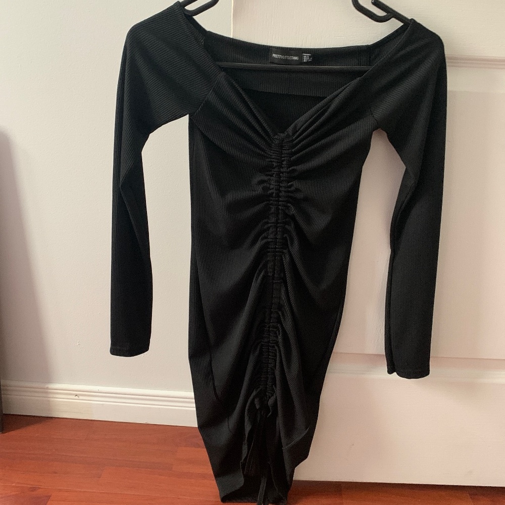 Front tie dress
